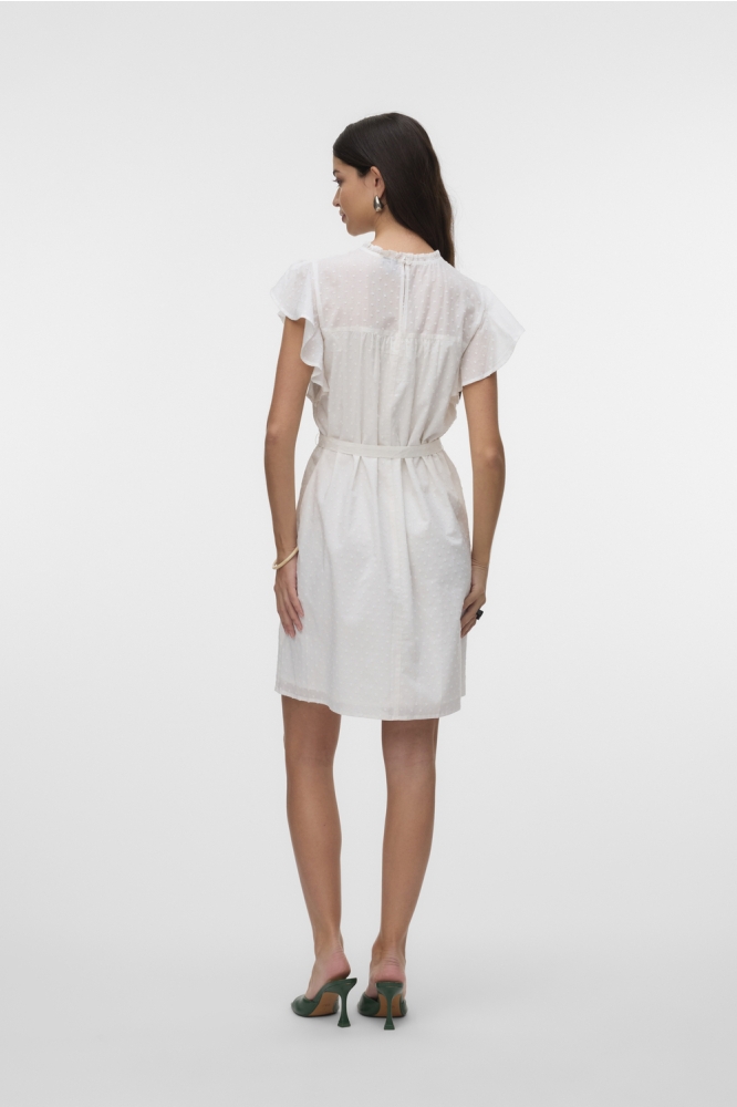 VMTRINE SL SHORT LACE DRESS WVN GA 10325244 Snow white
